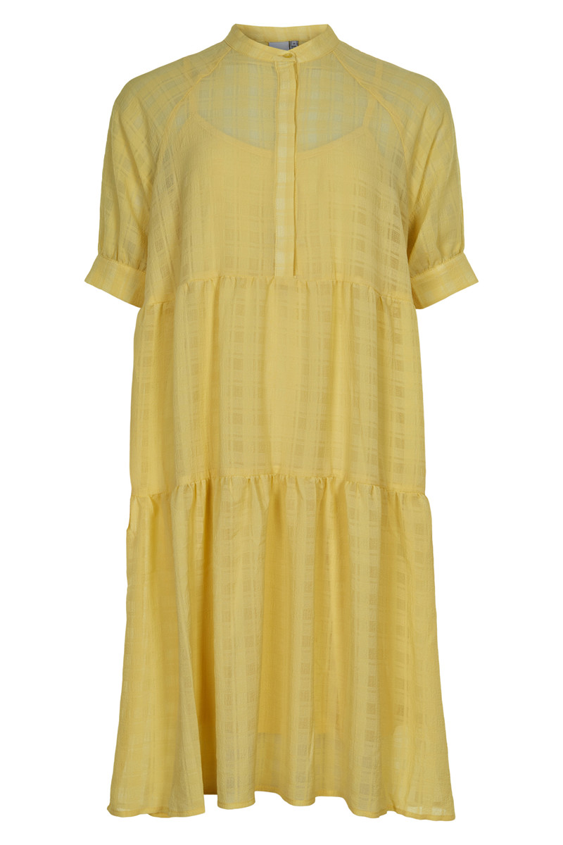 ICHI AGLE DRESS 20114081 130624 (Golden Mist, 40)