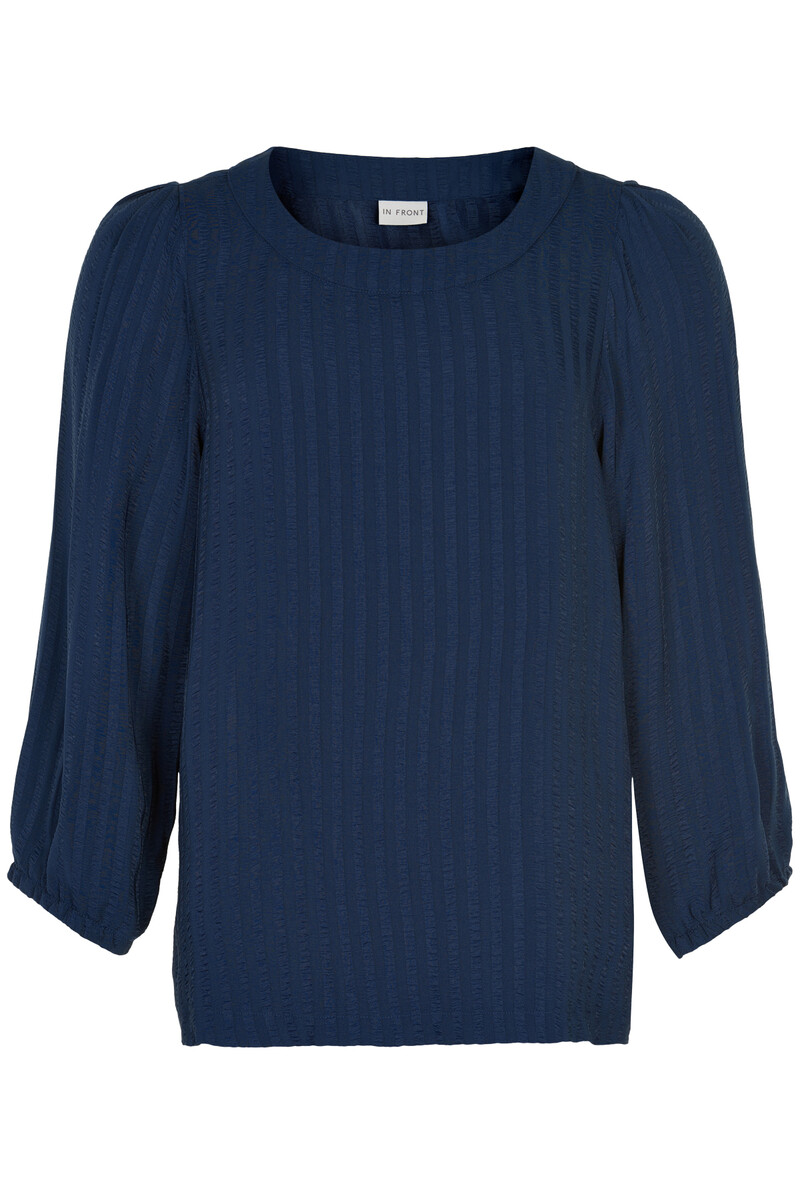 IN FRONT PAULINA BLOUSE 15313 501 (Blue 501, S)
