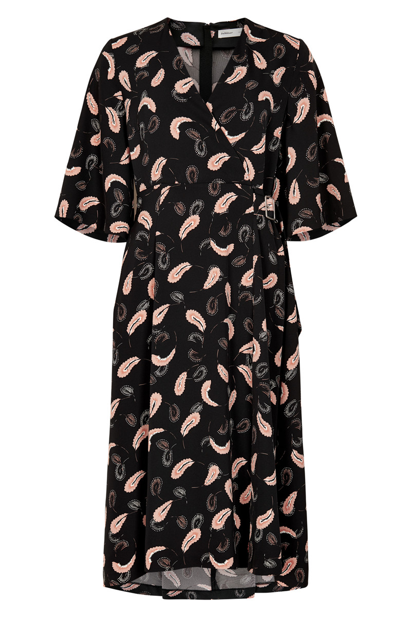 InWear ACADIA DRESS 30104128 (Black Abstract Paisley 11468, 36)