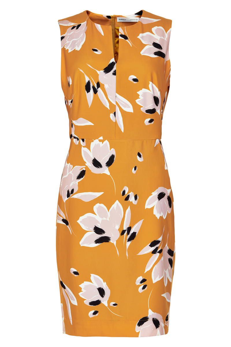 InWear ZIBA SLIT DRESS 30104486 S (Sunny Yellow Lilly 11520, 34)