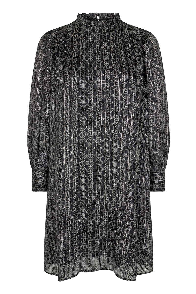 MOS MOSH RANDI TILE DRESS 135970 801 (Black, M)