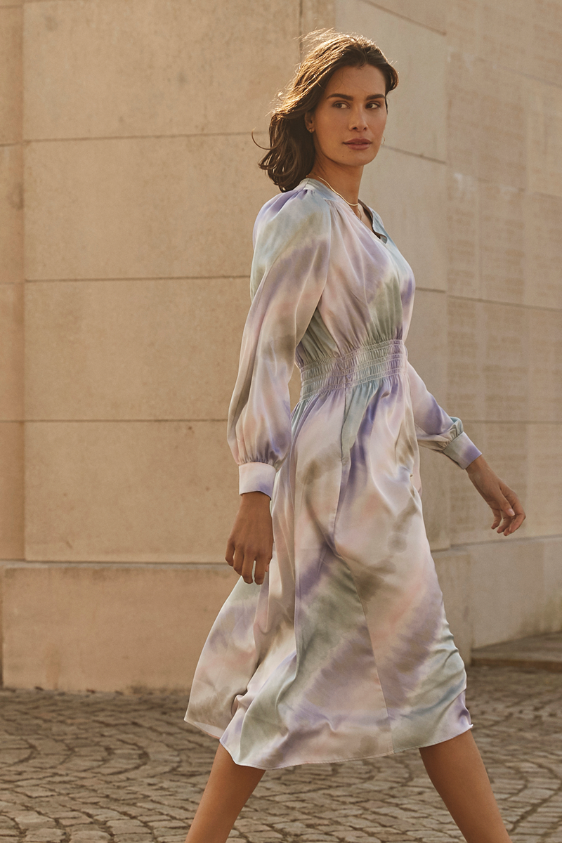 Love & Divine Love774-1 Kjole 80, Størrelse: L, Farve: Pastel Multicolor, Dame