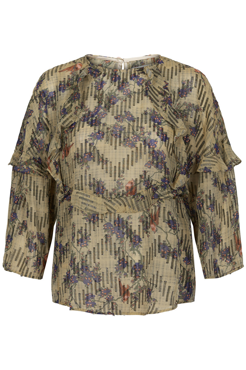 MUNTHE VERA BLOUSE (Brown, 38)