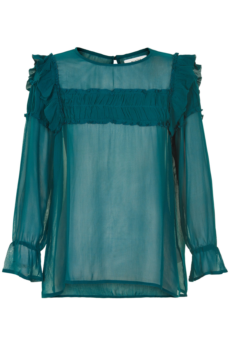 Munthe Sean Bluse G, Farve: Grøn, Størrelse: 40, Dame
