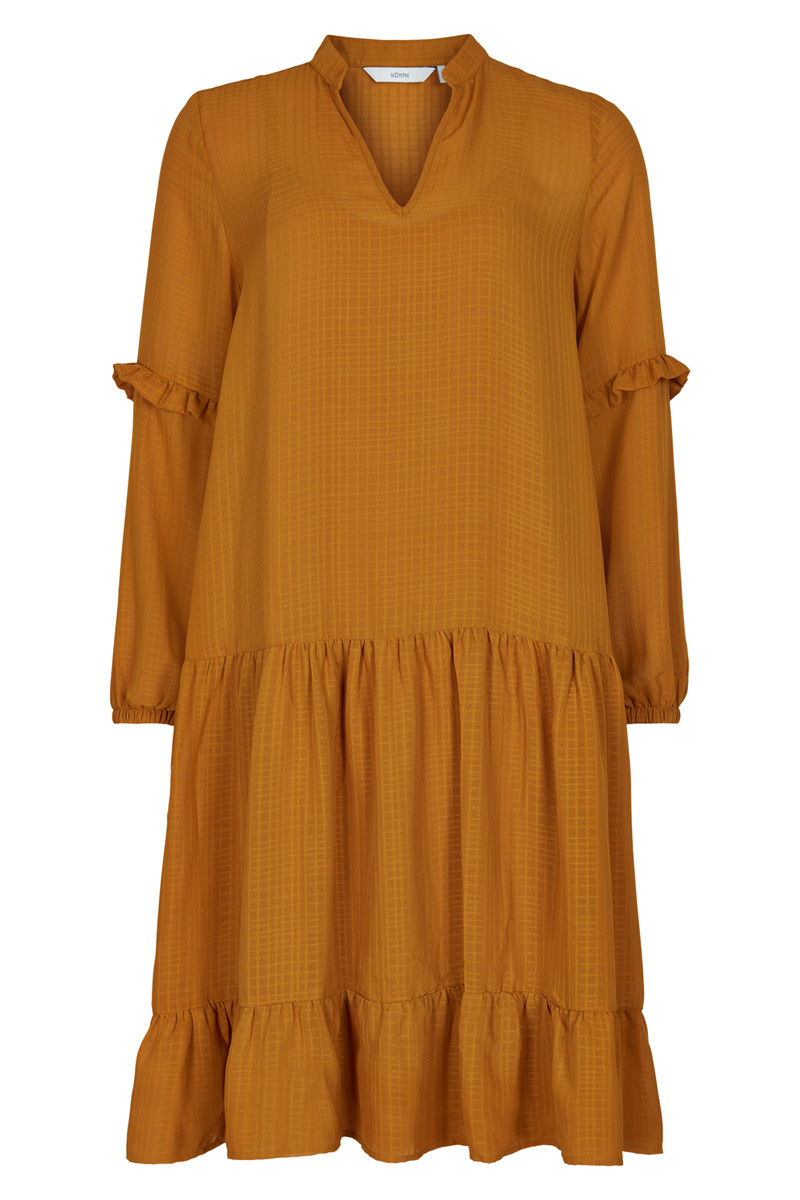 NÜMPH NUBARDOT DRESS 7420818 5013 (Buck Brown, 36)