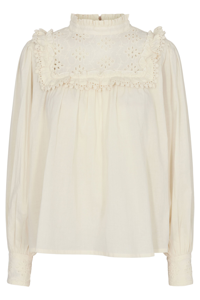 SOFIE SCHNOOR BLOUSE S222238 0125 (Off White, L)