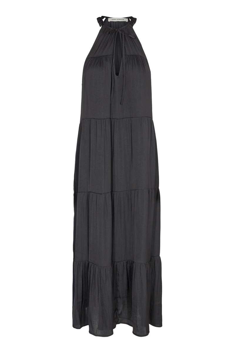SOFIE SCHNOOR LONG DRESS S232354 1000 (Black, M)