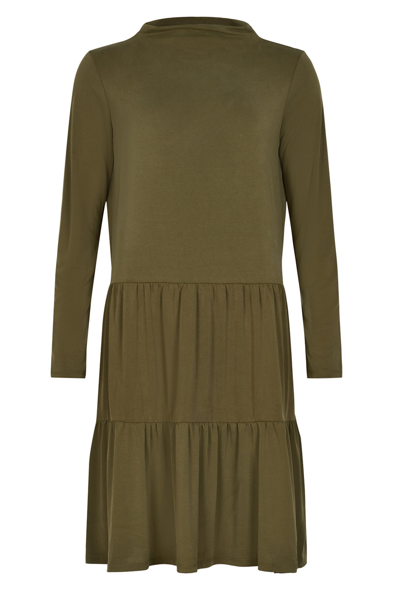 SOAKED IN LUXURY SL COLISSA DRESS 30405052 190622 (Military Olive, S)