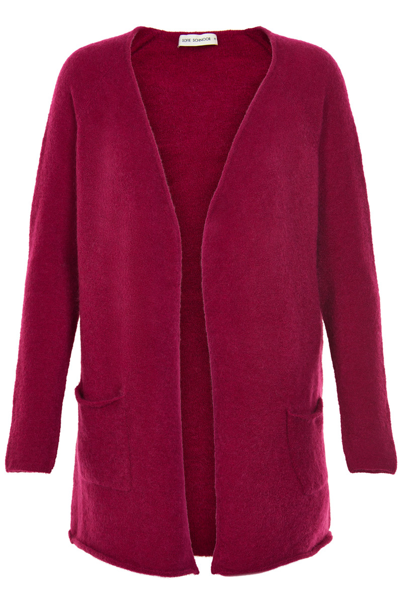 13: SOFIE SCHNOOR CARDIGAN S183225 (Vintage Red, XS)