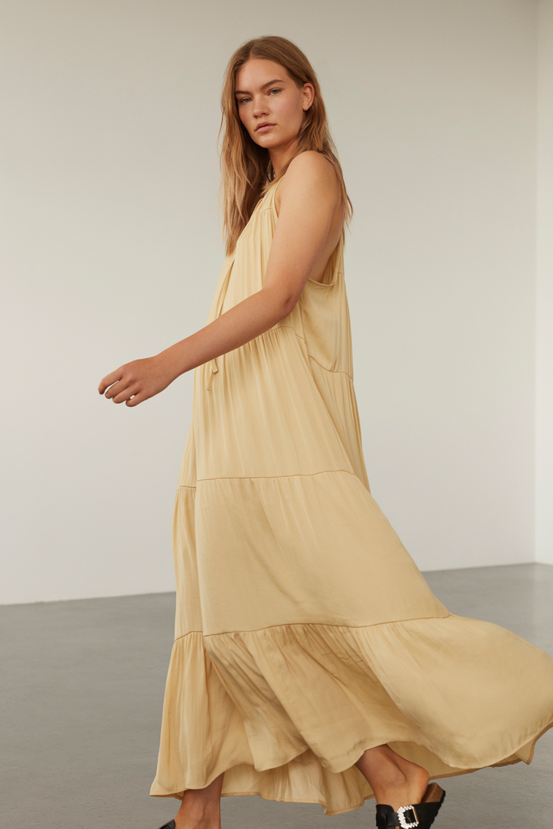 SOFIE SCHNOOR LONG DRESS S232354 2034 (Moon Stone, XS)