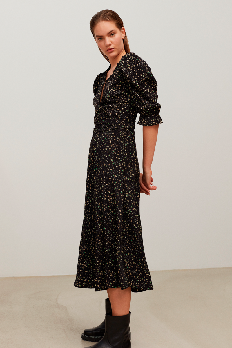 SOFIE SCHNOOR DRESS SS224313 1000 (Black, XS)