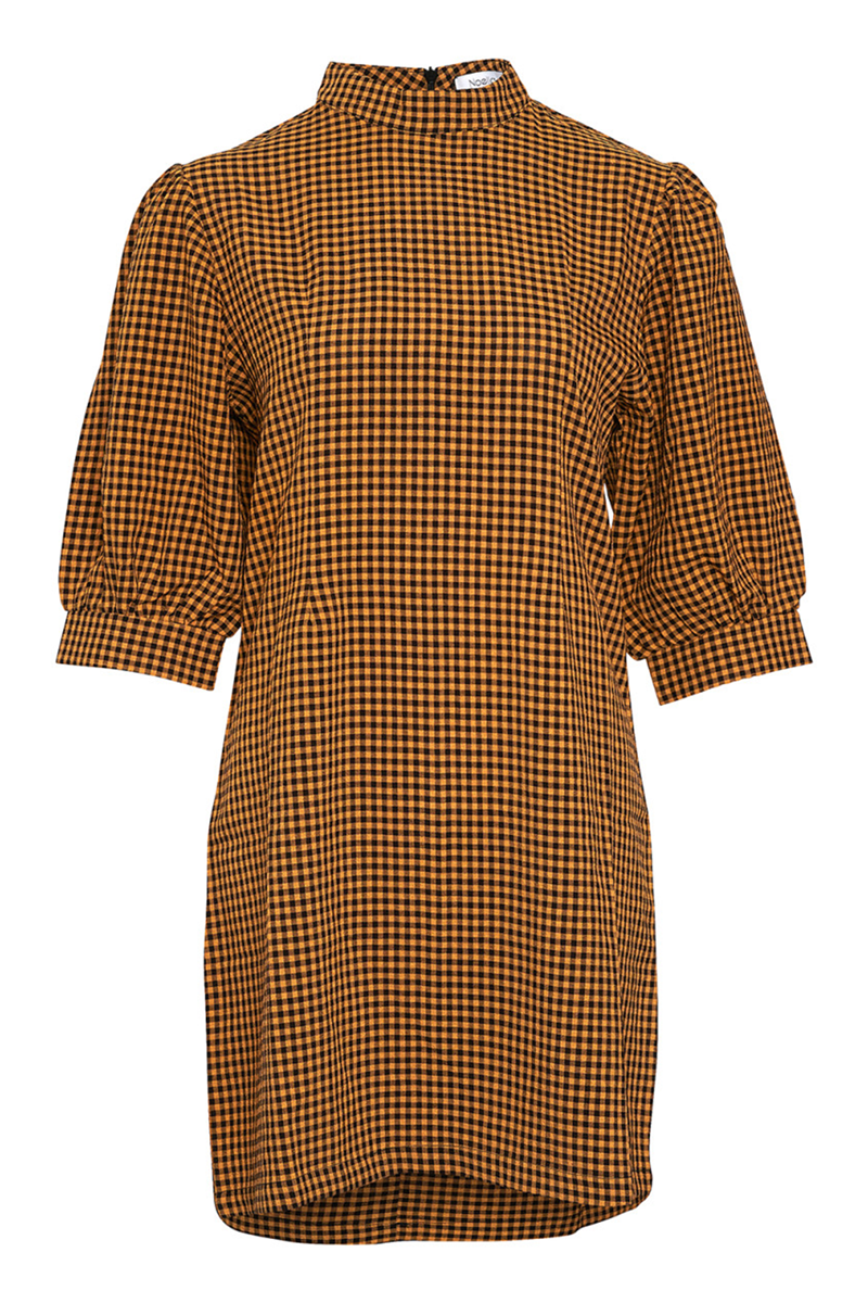 Noella Vix Kjole, Farve: Brun Sort/hvid, Størrelse: XS, Dame