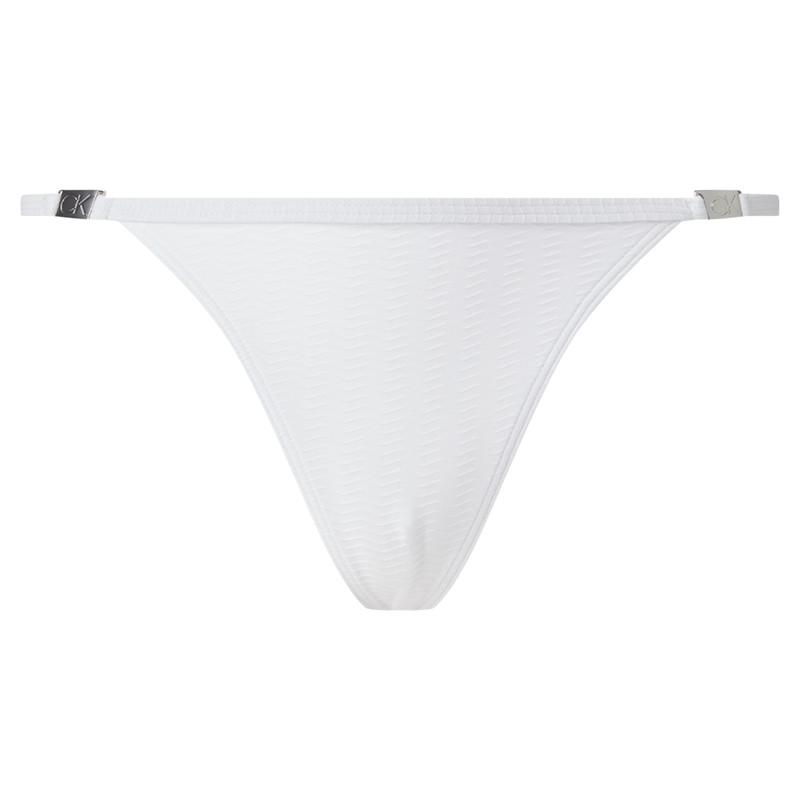 Calvin Klein Bikini Tai trusse, Farve: Hvid, Størrelse: L, Dame