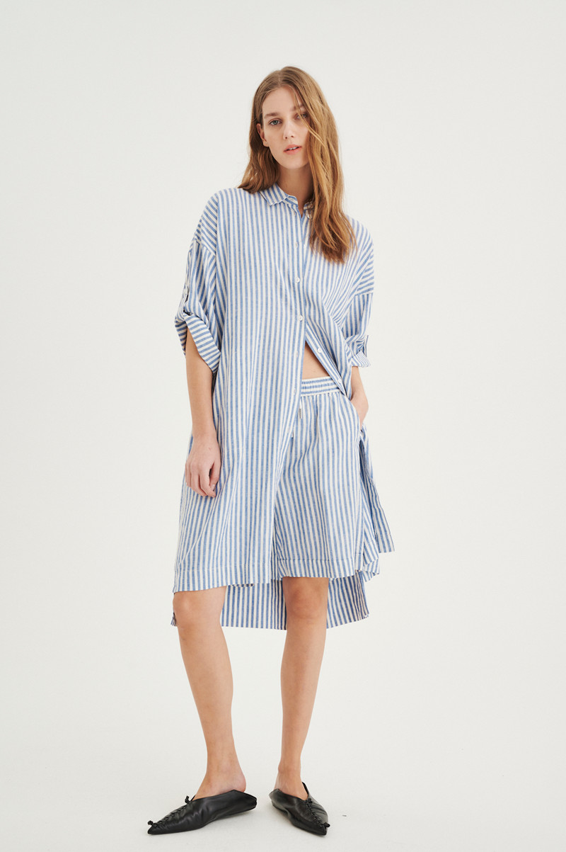 INWEAR DRIZAL DRESS 30106326 300012 (Blue/White, 40)