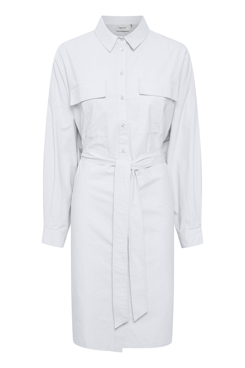 GESTUZ STALIAGZ SHIRT DRESS 10904439 110601 (Bright White, 36)
