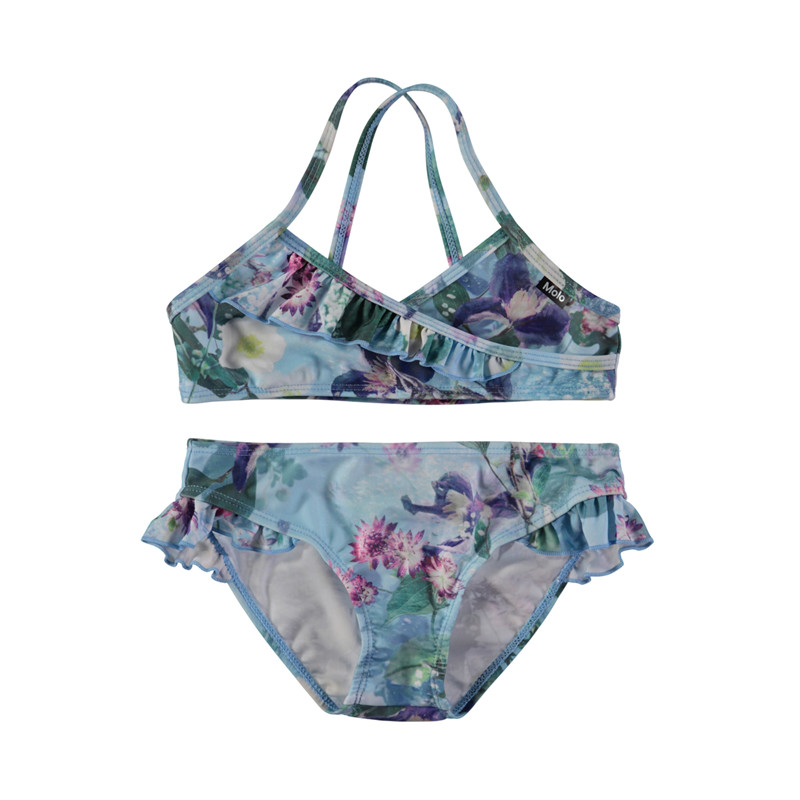 Molo Norma Bikini Sp, Farve: Aquar Multicolors, Størrelse: 98/104, Dame