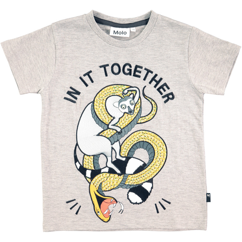 Molo Runi T-shirt Sa, Farve: Lemur And Snake, Størrelse: B98, Dame