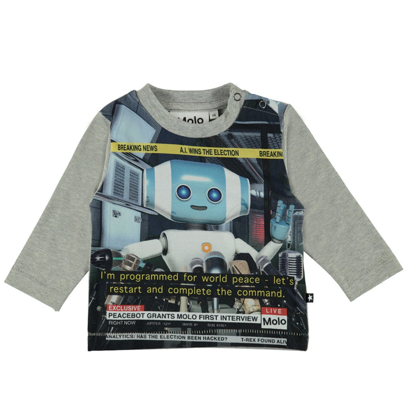 Molo Enovan Bluse Sa, Farve: Robot, Størrelse: 80, Dame