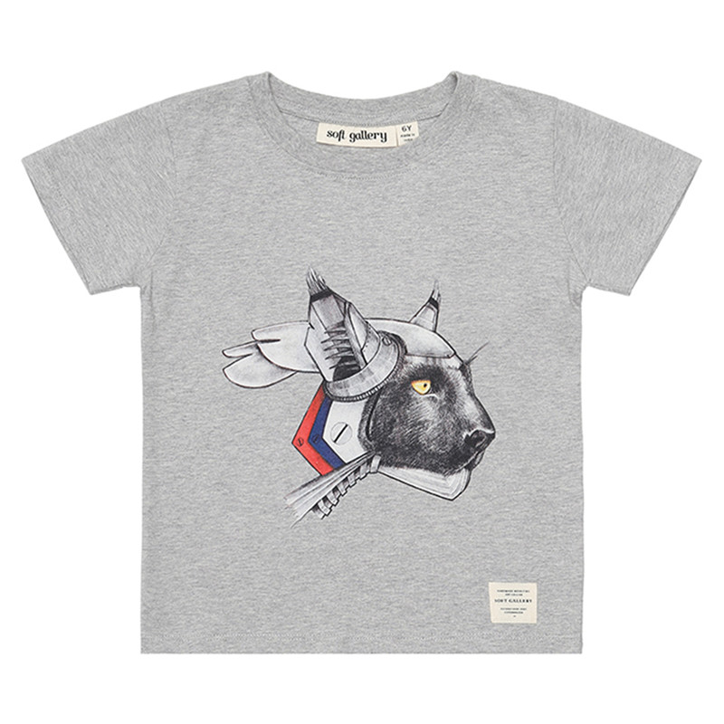 Soft Gallery Bass T-shirt --, Farve: Grå, Størrelse: 104, Dame