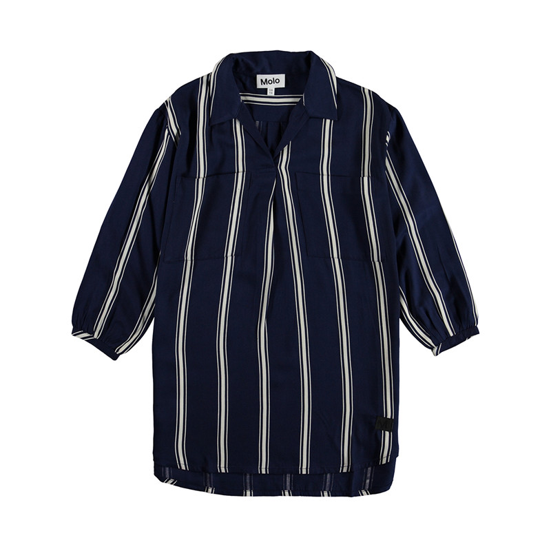 Molo Casence Kjole 2w19e213 Classic Blå, Størrelse: 110/116, Farve: Classic Blå, Dame