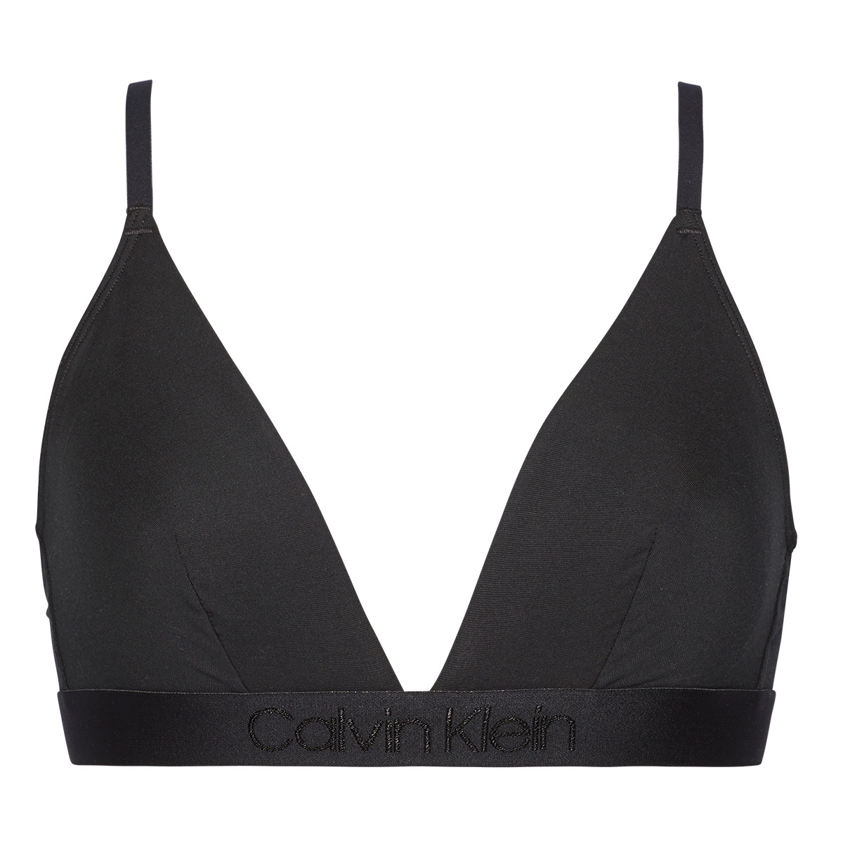 CALVIN KLEIN LINGERI TRIANGLE F4945 001 (Black, S)