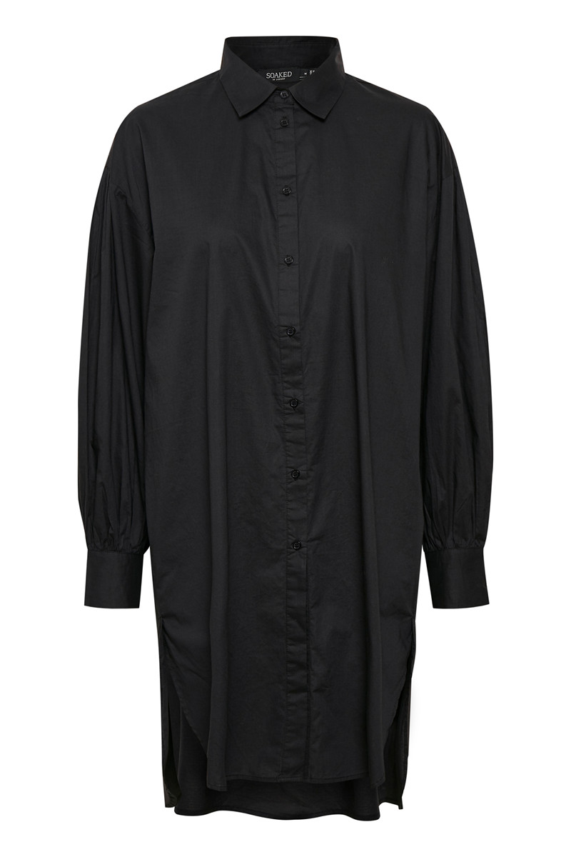 SOAKED IN LUXURY SLARCY TUNIC 30405287 194008 (Black, XS)