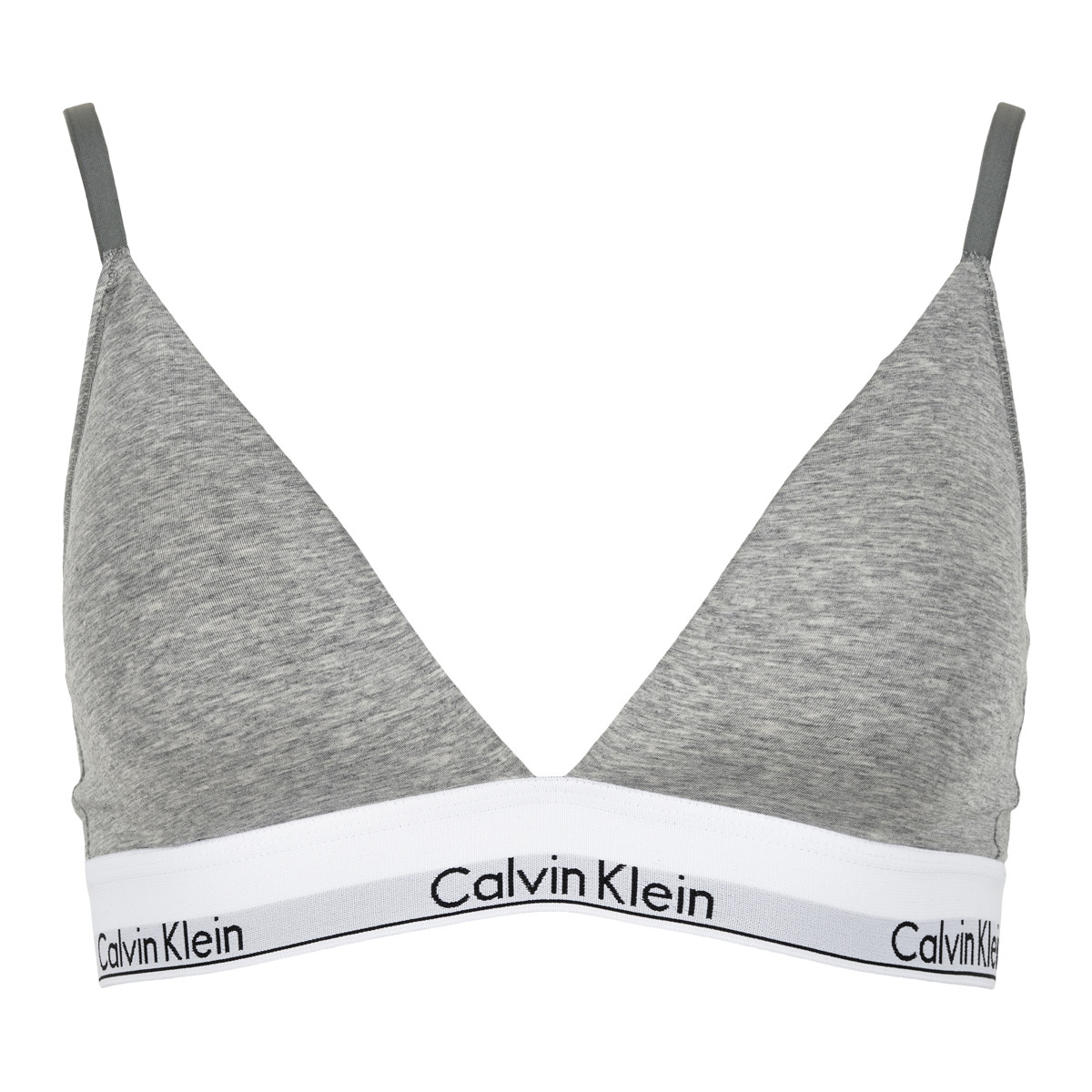 Calvin Klein Lingeri Triangle BH Fe, Farve: Grå, Størrelse: L, Dame