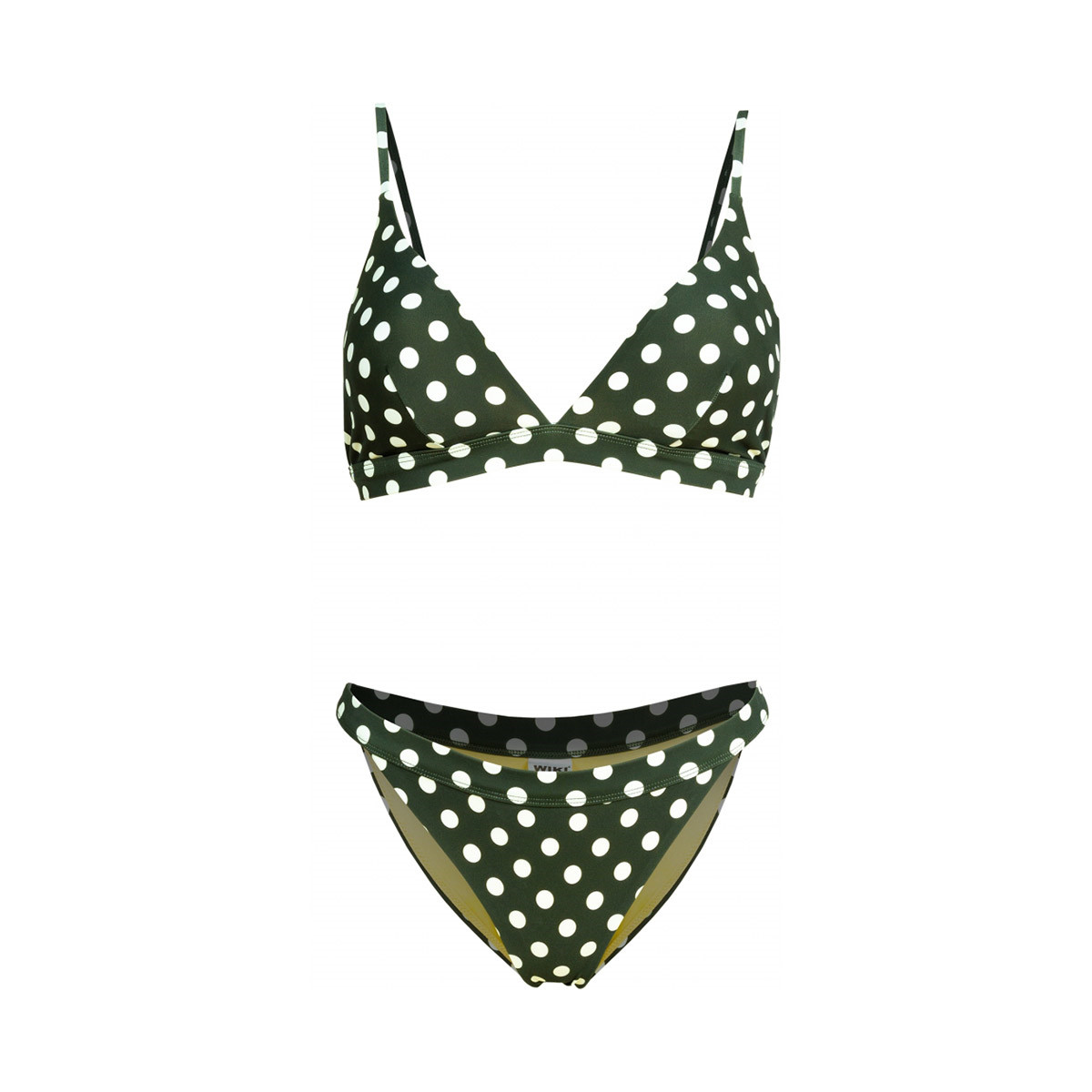 Wiki Triangle Bikini Sæt - W, Farve: Multicolor, Størrelse: XS, Dame
