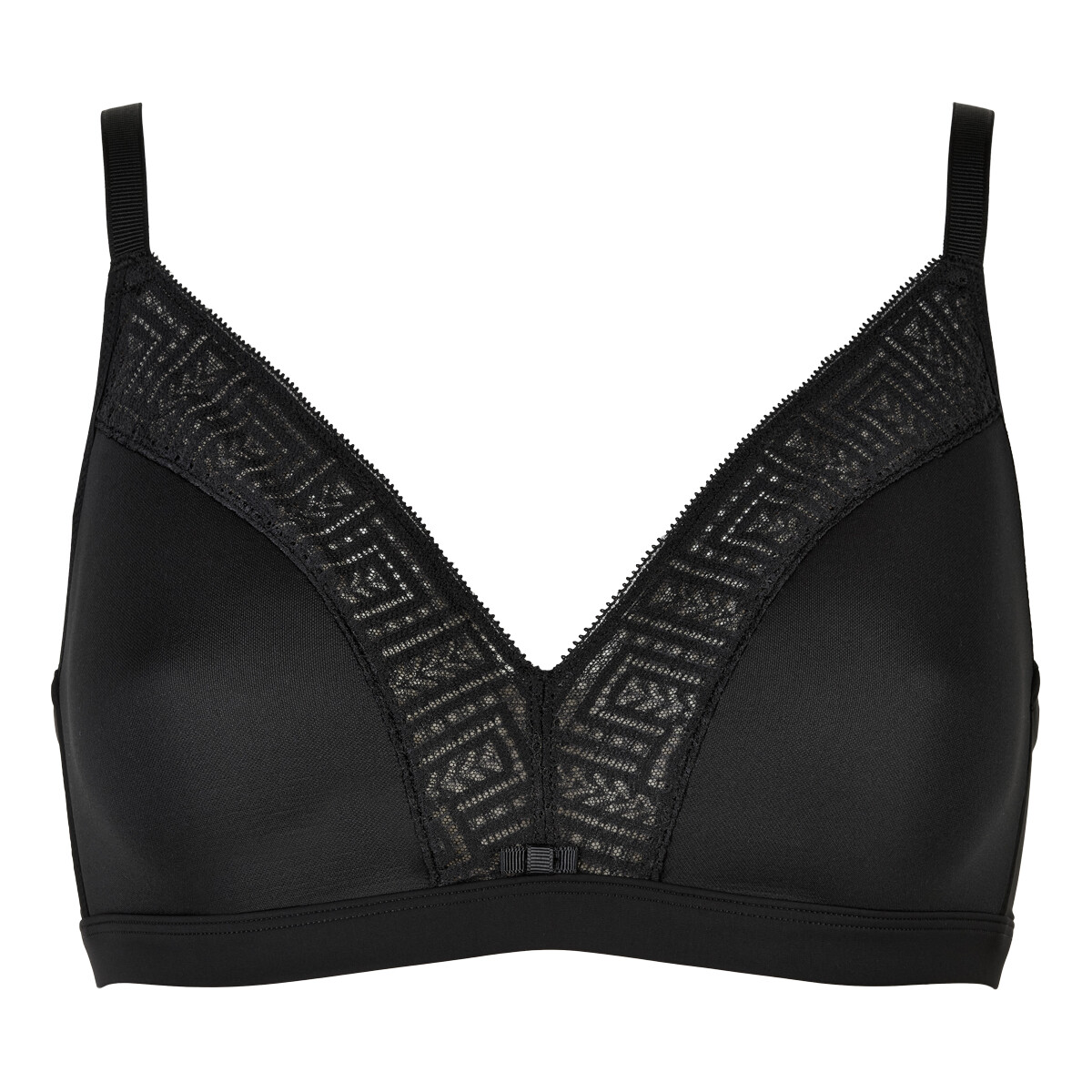 Femilet Daily Graphic BH F, Farve: Sort, Størrelse: S, Dame