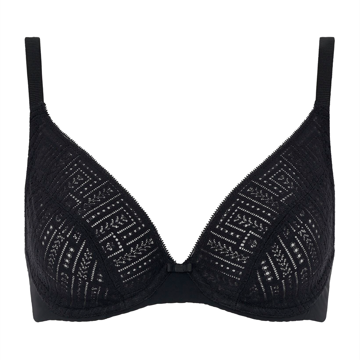 Femilet Daily Graphic BH F, Farve: Sort, Størrelse: 75D, Dame