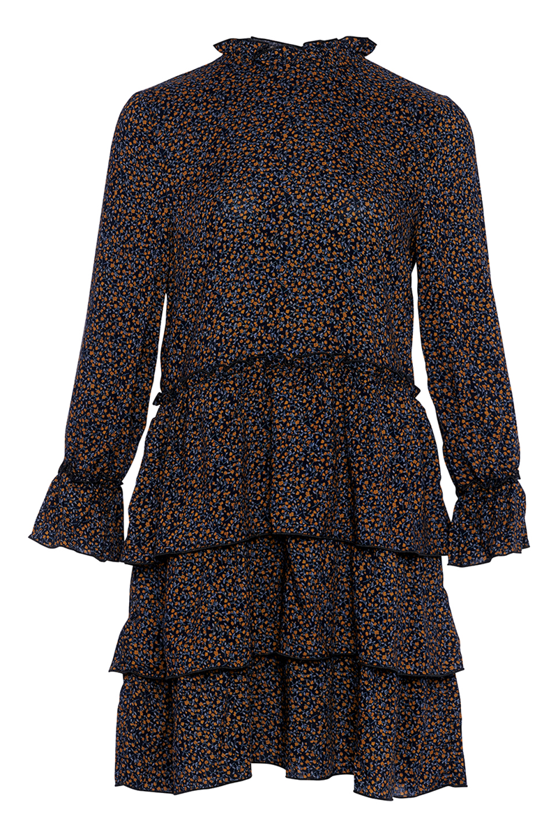 NOELLA FIKKA DRESS 2019 (Terracotta/Navy Flower, S)