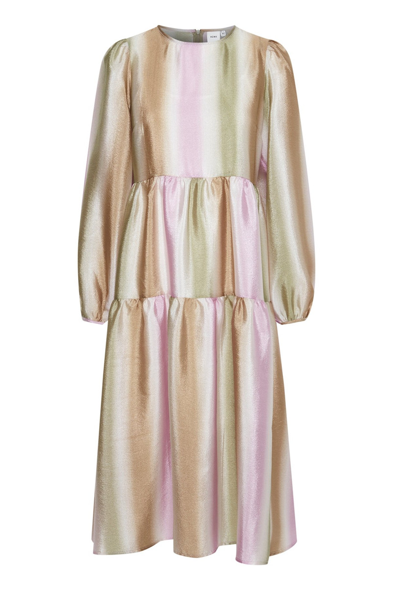 ICHI VALORIE DRESS 20115127 200681 (Multi Color, 38)
