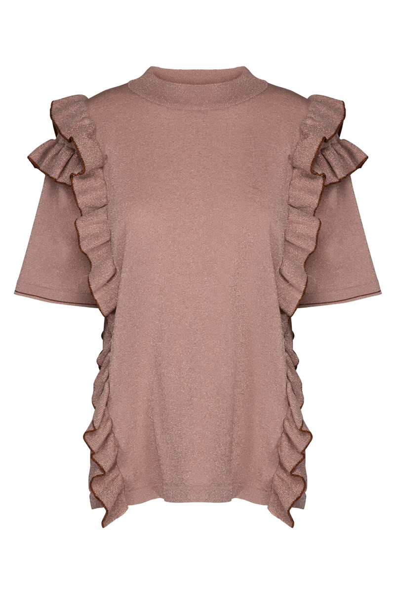 SOFIE SCHNOOR BLOUSE S191268 (Rose, XS)