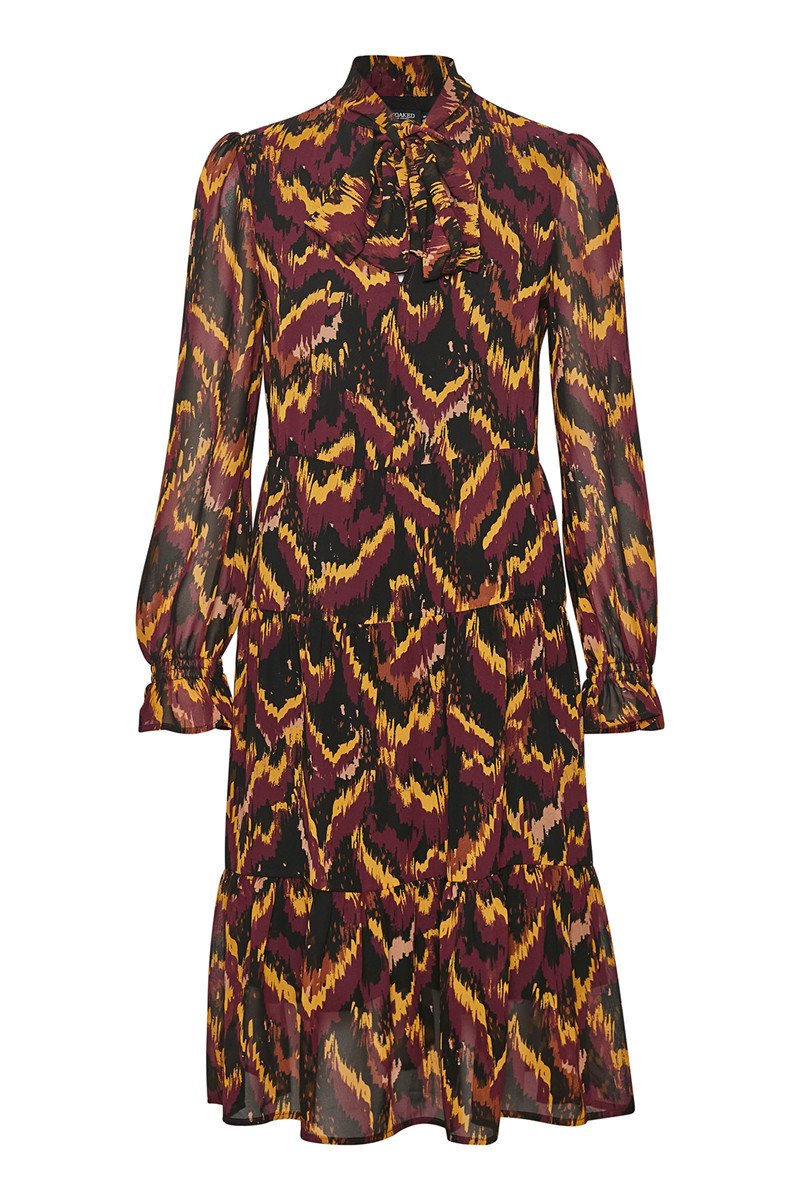 SOAKED IN LUXURY SLYORK DRESS 30404625 G (Grape Wine 45022, S)