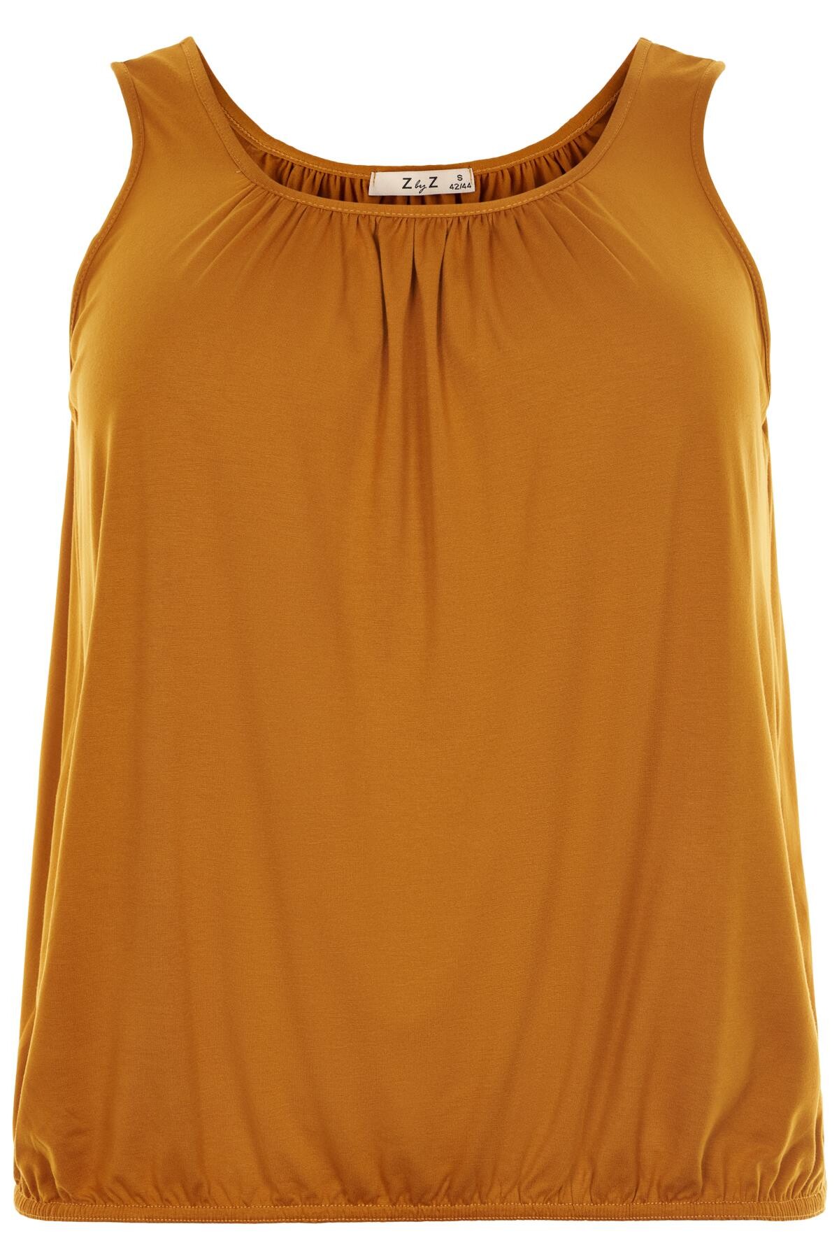 Zbyz Orange Top, Farve: Orange, Størrelse: 54/56, Dame