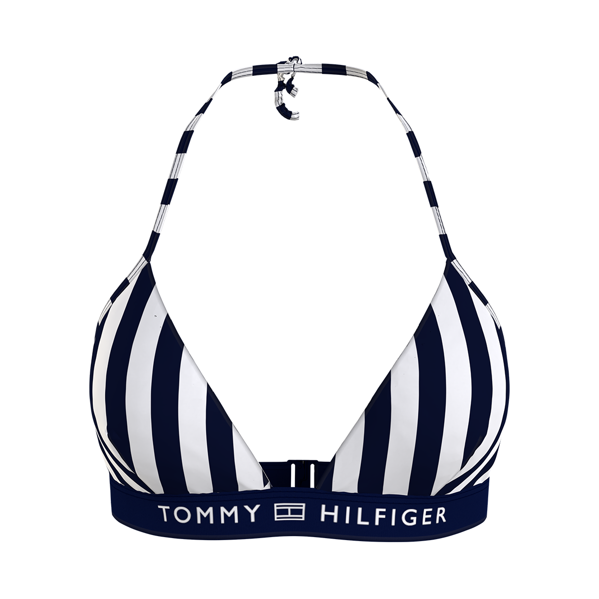 Tommy Hilfiger Lingeri Bikini Top W U, Farve: Sort/Hvid, Størrelse: XS, Dame