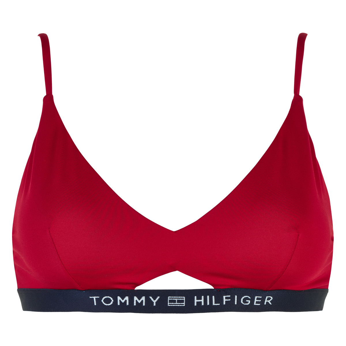 TOMMY HILFIGER LINGERI BIKINI TOP W02706 XLG (Primary Red, XS)