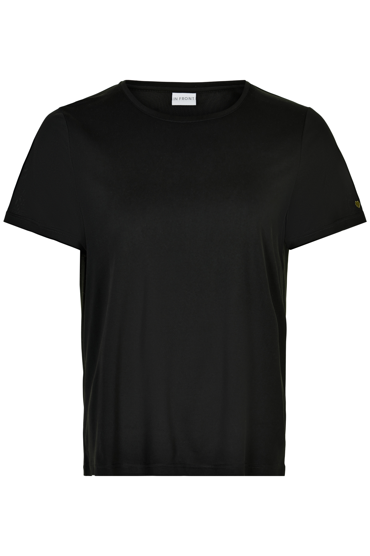 In Front Nina T-shirt, Farve: Sort, Størrelse: XL, Dame