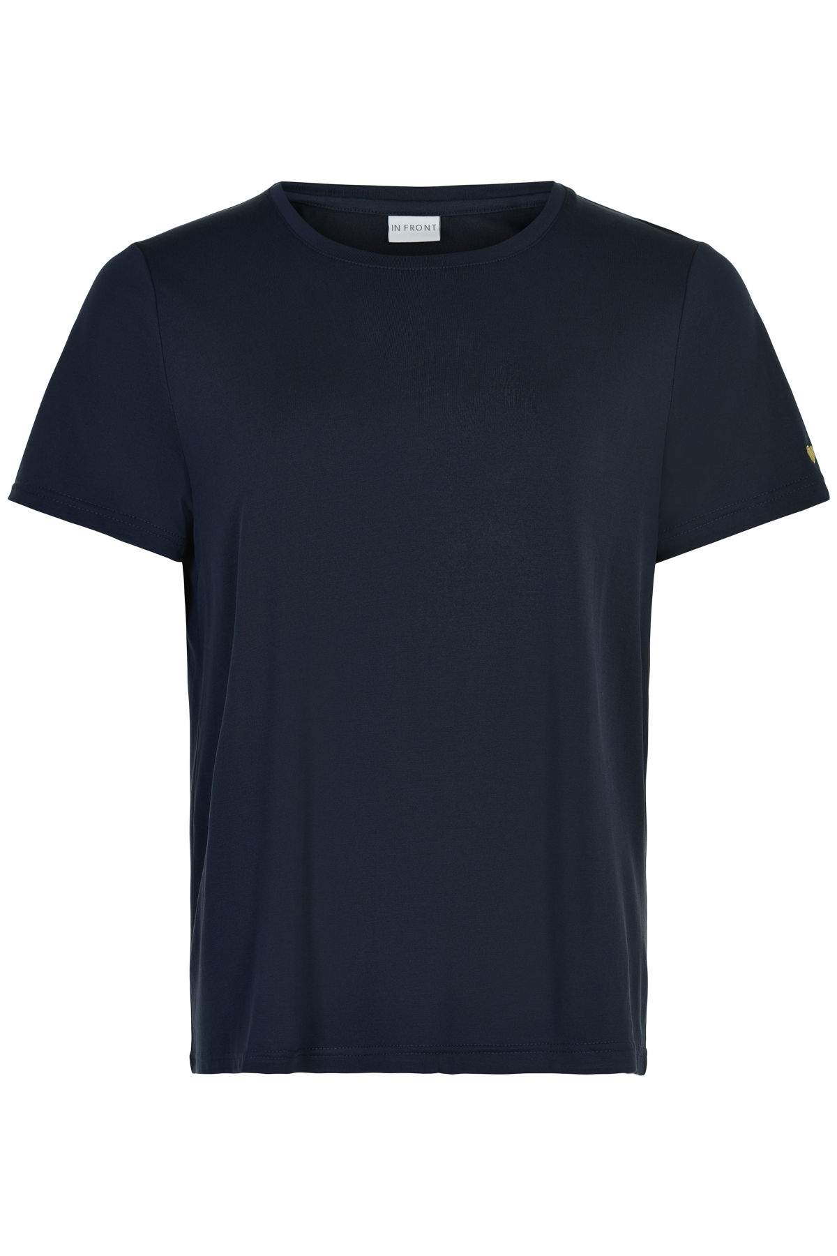 In Front Nina T-shirt, Farve: Blå, Størrelse: XL, Dame
