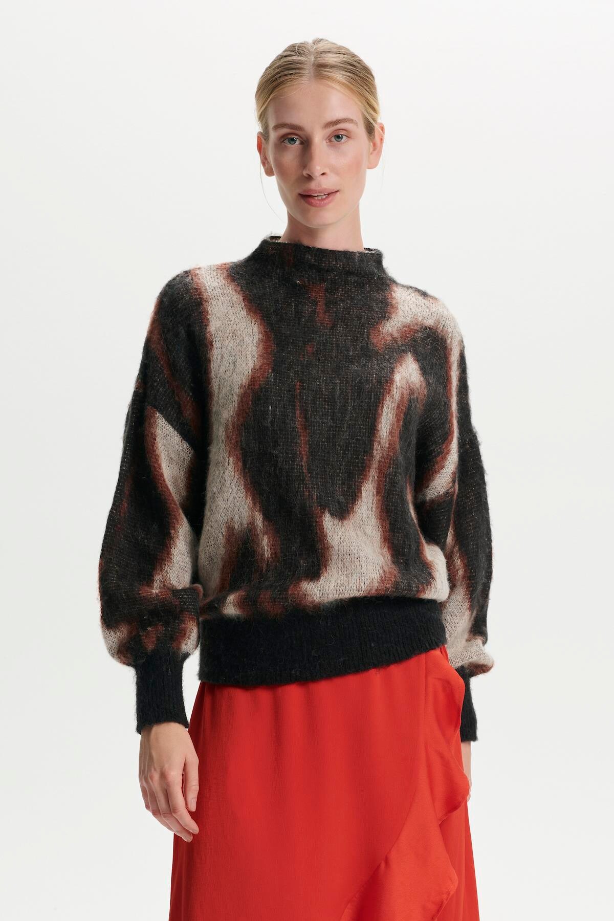 #2 - Soaked In Luxury Jacklyn Pullover, Farve: Orange, Størrelse: XS, Dame
