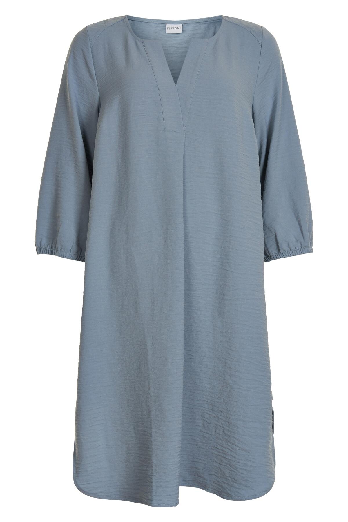 IN FRONT MELODY DRESS 14828 508 (Dusty Blue 508, L)