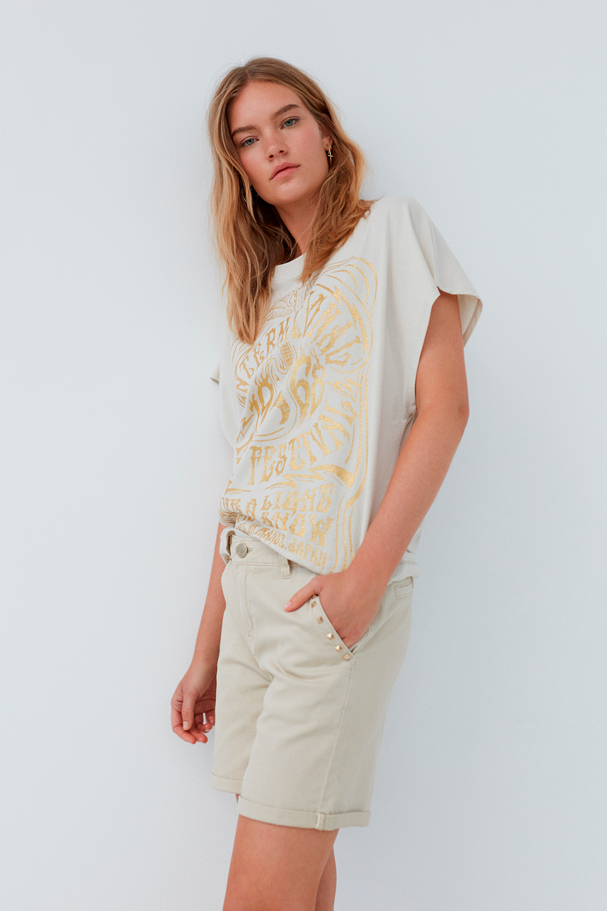 Sofie Schnoor T-shirt S, Farve: Hvid, Størrelse: XS, Dame