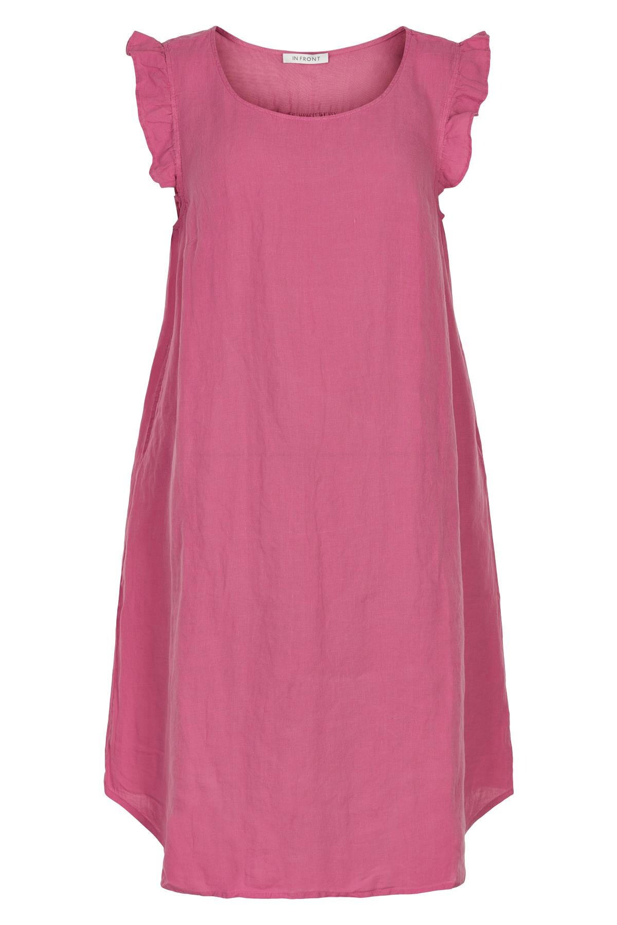 IN FRONT LINO DRESS 15071 221 (Pink 221, S)