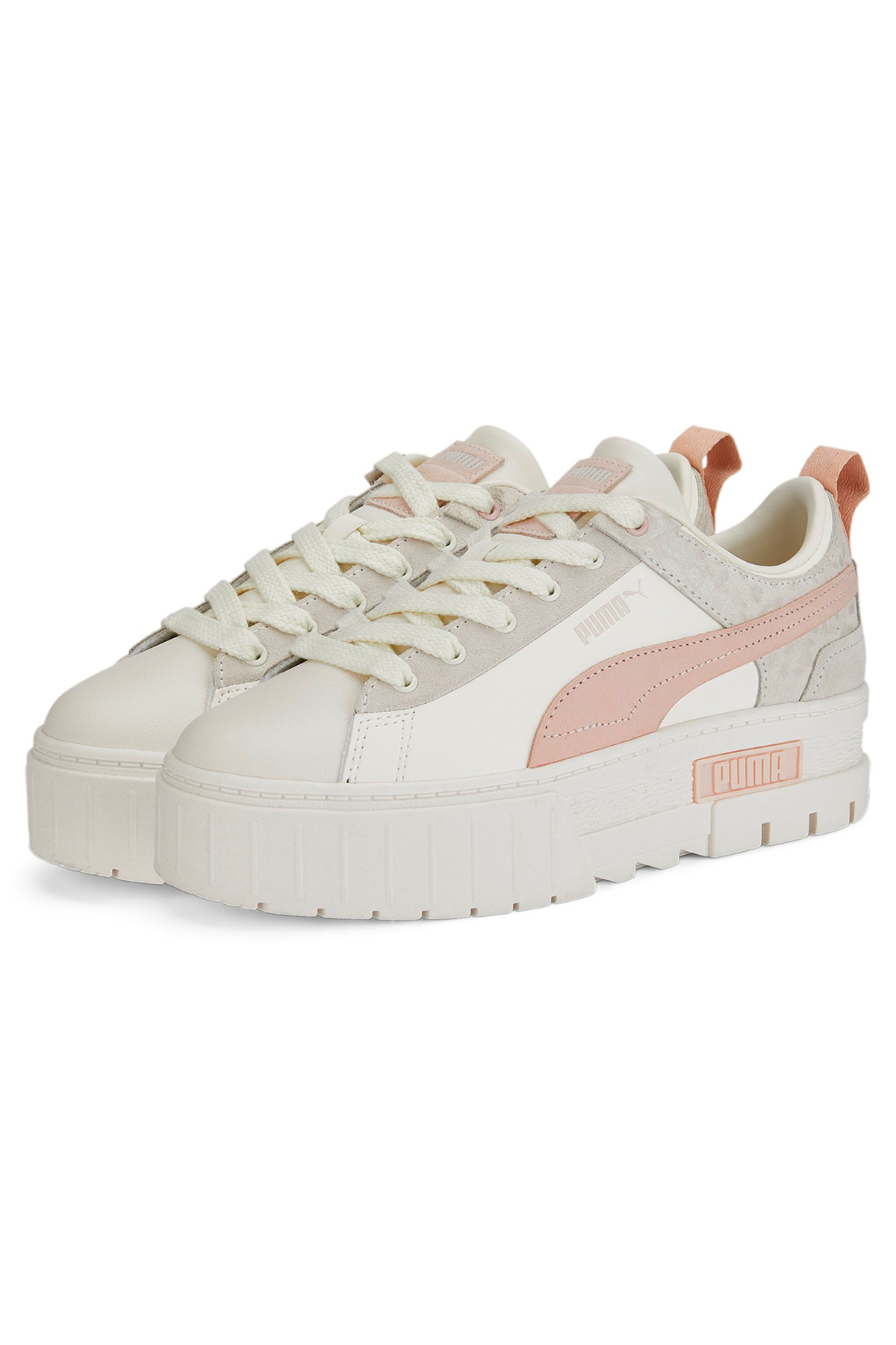 Puma Mayze Raw Muted Animal Sneakers, Farve: Marshmallow, Størrelse: 41, Dame