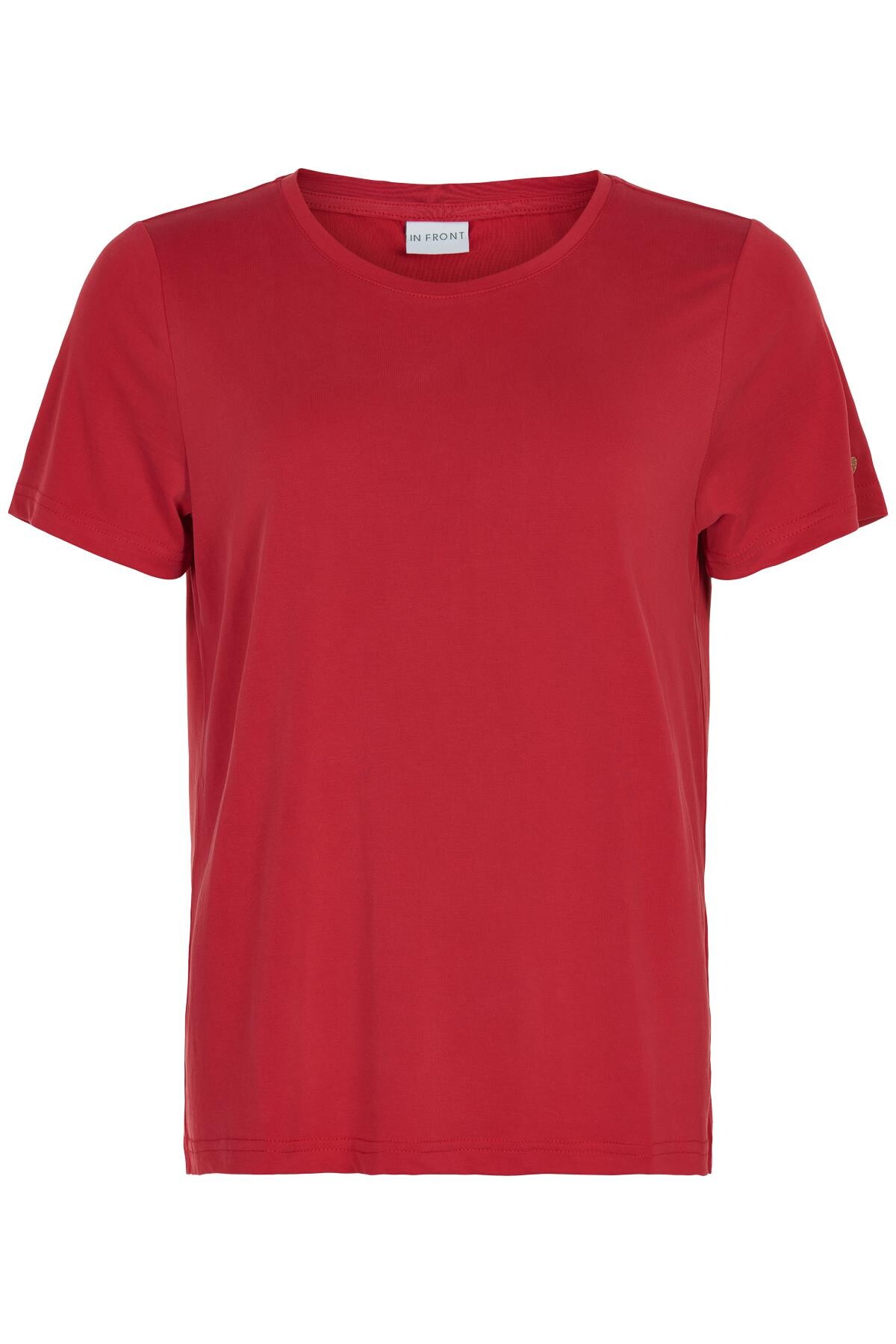 In Front Nina T-shirt, Farve: Rød, Størrelse: XXL, Dame