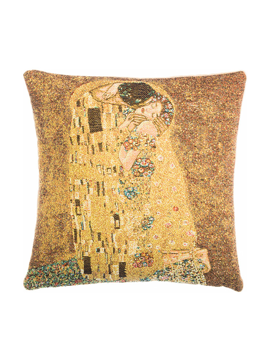 Billede af Gustav Klimt, Kysset pude fra Poulin Design
