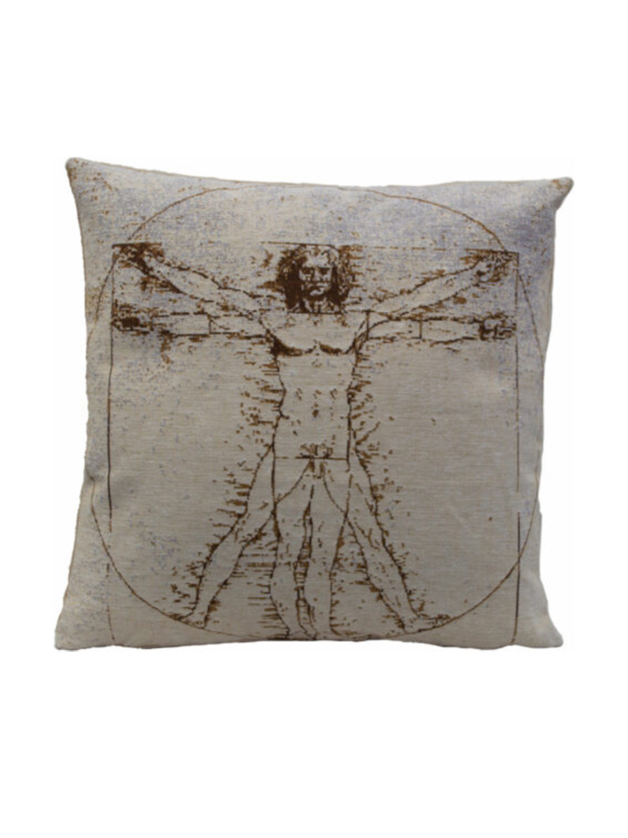 Leonardo da Vinci, Menneskets proportioner pude fra Poulin Design