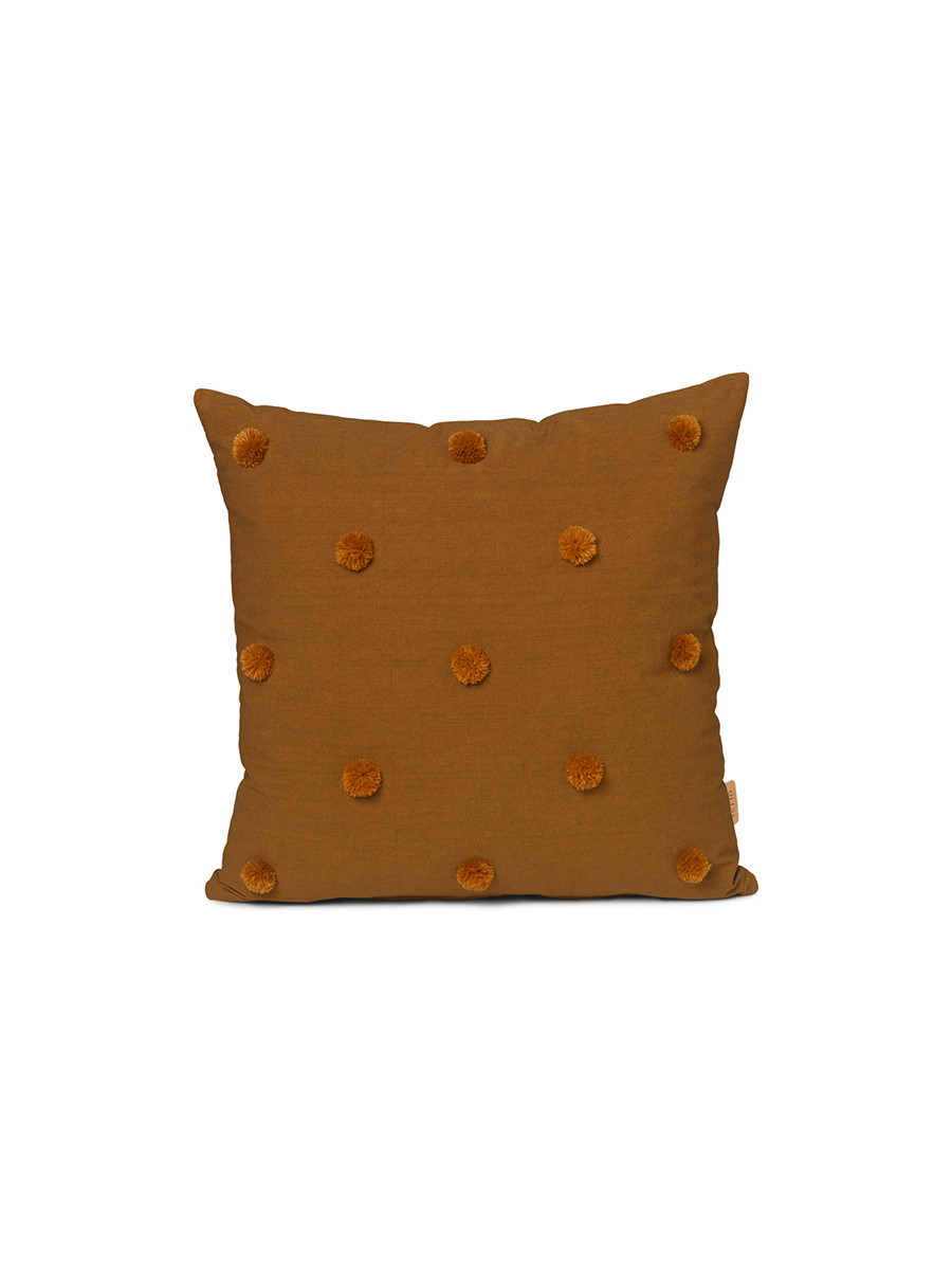 Dot Tufted pude fra Ferm Living (Sugar kelp/mustard)