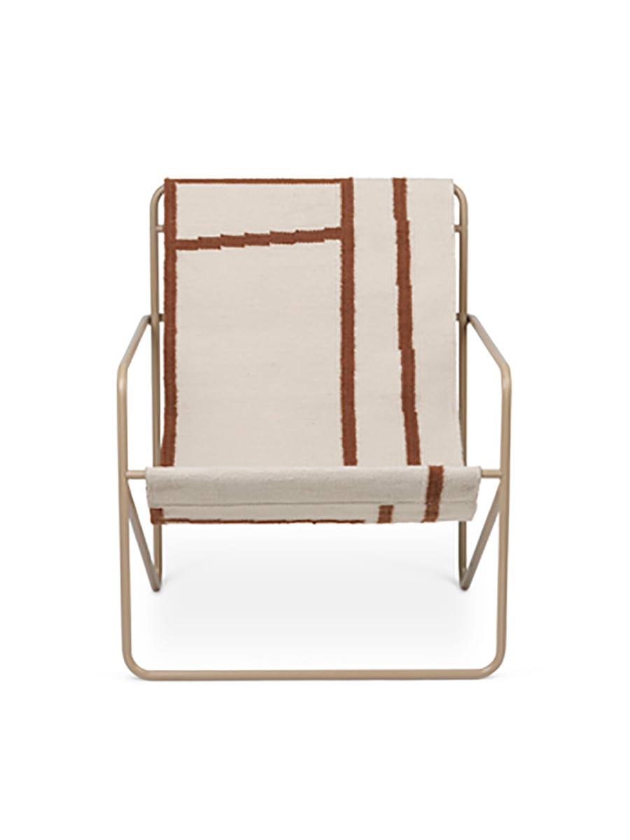Desert Lounge Chair, cashmere fra Ferm Living (Shapes)