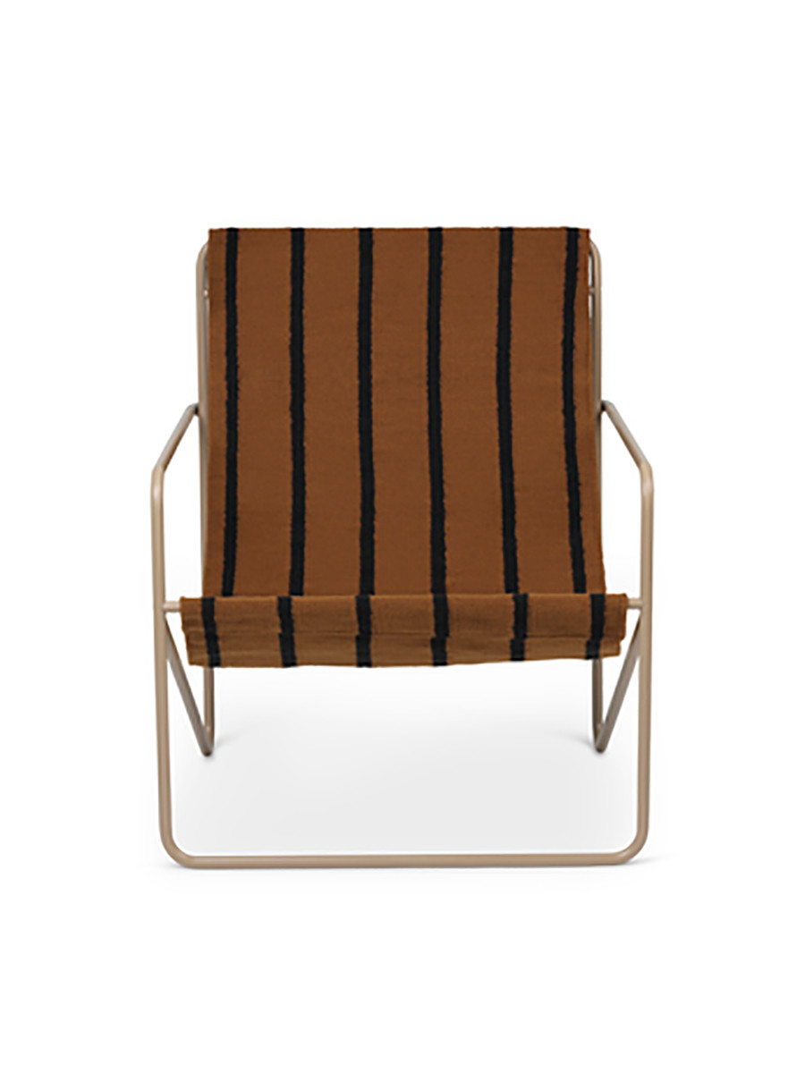 Desert Lounge Chair, cashmere fra Ferm Living (Stripe)